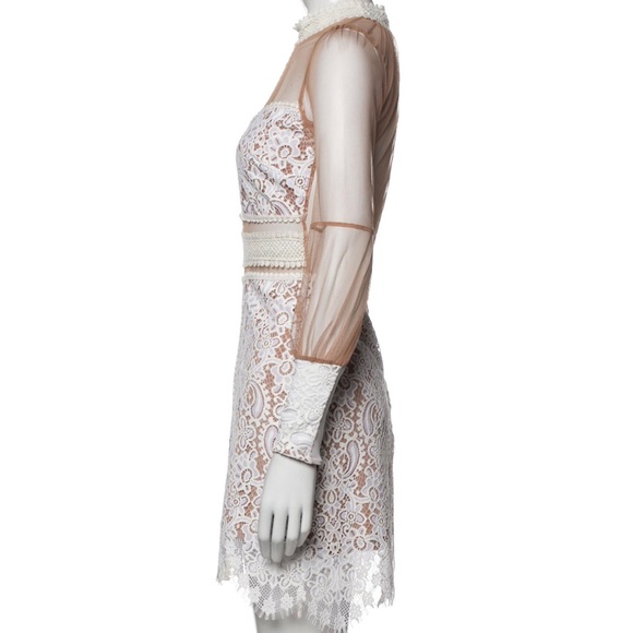 NWT For Love & Lemons Lace Pattern Dress - Picture 4 of 5